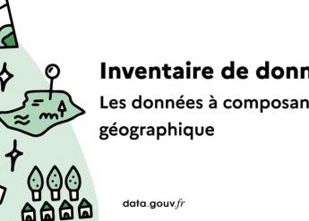 Inventaire de données - Les données à composante géographique