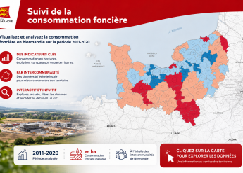 Application "Suivi de la consommation foncière par intercommunalité"